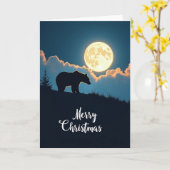 Carte de créature silencieuse de Noël (Fleur jaune)