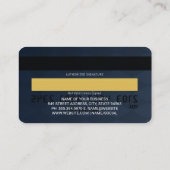 Carte de crédit | À DAMIERS ARRIÈRE - PLAN (Dos)