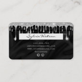 Carte de crédit à séchage tacheté soie d'argent (Dos)