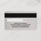 Carte de crédit | Acier de plaque de diamant (Dos)