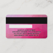 Carte de crédit | Arrière - plan géométrique Magen (Dos)