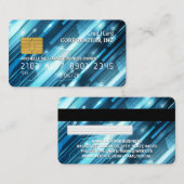 Carte de crédit | Arrière - plan technologique (Devant / Derrière)