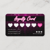 Carte de crédit Carte de fidélité (Dos)