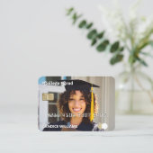 Carte de crédit Carte de nom de diplôme photo (Debout devant)