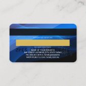 Carte de crédit | Carte du monde | Gloss (Dos)