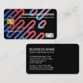 Carte de crédit de réparation (Devant / Derrière)