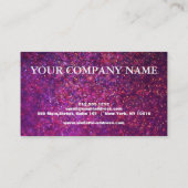 Carte de crédit Elegant Pink Parties scintillant (Dos)