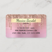 Carte de crédit Faux Maquillage cheveux Parties sc (Dos)