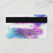 Carte de crédit | Gold Foil | Aquarelle (Dos)