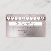 Carte de crédit gris parties scintillant métalliqu (Dos)