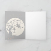 Carte de crédit Halloween Witch and Owl Greeting C (Intérieur)