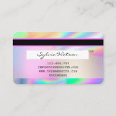 Carte de crédit Holograph Unicorn Dripp (Dos)