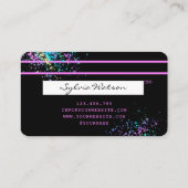 Carte de crédit Holograph Unicorn Dripp ajoutez vo (Dos)