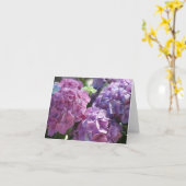 carte de crédit hydrangeas (Fleur jaune)