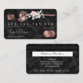 Carte de crédit Maid Cleaning House Sparkling (Devant / Derrière)