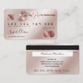 Carte de crédit Maid Cleaning House Sparkling (Devant / Derrière)