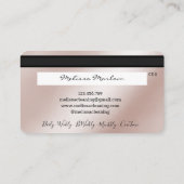 Carte de crédit Maid Cleaning House Sparkling (Dos)