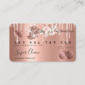 Carte de crédit Maid Cleaning House Sparkling (Devant)