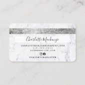 Carte de crédit maquillage cheveux marbre chic mon (Dos)