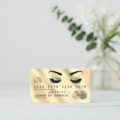 Carte de crédit maquillage - refille noire (Debout devant)