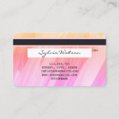 Carte de crédit Marbre Abstrait moderne Ajouter vo (Dos)