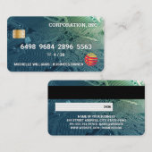 Carte de crédit | Micropuce de carte de circuit (Devant / Derrière)