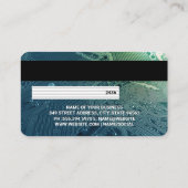 Carte de crédit | Micropuce de carte de circuit (Dos)