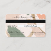 Carte de crédit moderne Abstrait Earth Tones Gold  (Dos)