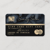 Carte de crédit moderne Festive Gold certificat ca (Devant)