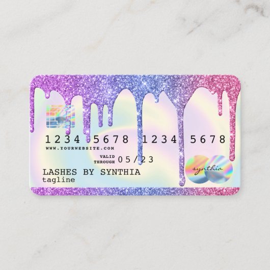 Carte de crédit moderne Holograph Drives (Devant)