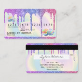 Carte de crédit moderne Holograph Drives (Devant / Derrière)