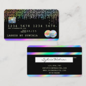 Carte de crédit moderne Holograph Drives (Devant / Derrière)