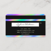 Carte de crédit moderne Holograph Drives (Dos)