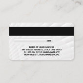Carte de crédit | Motif Panneaux blancs (Dos)