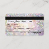 Carte de crédit MUA de l'artiste de maquillage Hol (Dos)