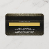 Carte de crédit | Parties scintillant (Dos)