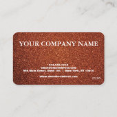 Carte de crédit Parties scintillant élégante (Dos)