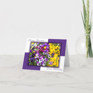 Carte de crédit personnalisée de Purple and Yellow