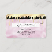 Carte de crédit Pink Unicorn Driving Gold (Dos)