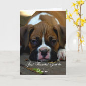 Carte de crédit pour les boxeurs (Fleur jaune)