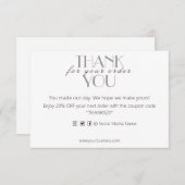 Carte de crédit professionnelle (Devant / Derrière)