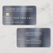 Carte de crédit professionnelle Carte de visite (Devant / Derrière)