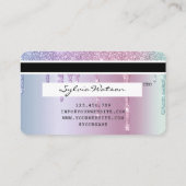 Carte de crédit Rose Gold Driving Gold Ajoutez vot (Dos)