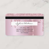 Carte de crédit Rose Gold Driving Gold Ajoutez vot (Dos)