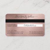 Carte de crédit Script signature or Rose simple (Dos)