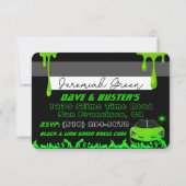 Carte de crédit Slime Green VIP Anniversaire (Dos)