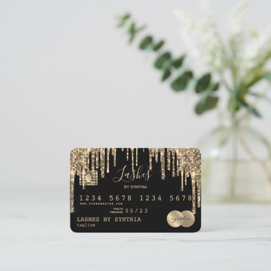 Carte de crédit Styled Driving Gold (Debout devant)