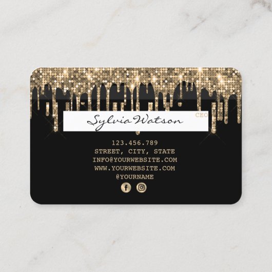 Carte de crédit Styled Driving Gold (Dos)