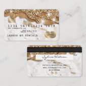 Carte de crédit Styled Driving Gold (Devant / Derrière)