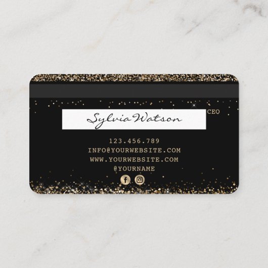 Carte de crédit Styled Driving Gold (Dos)